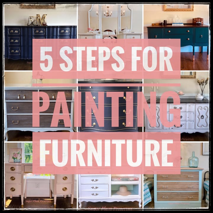 5 Steps for Painting Furniture